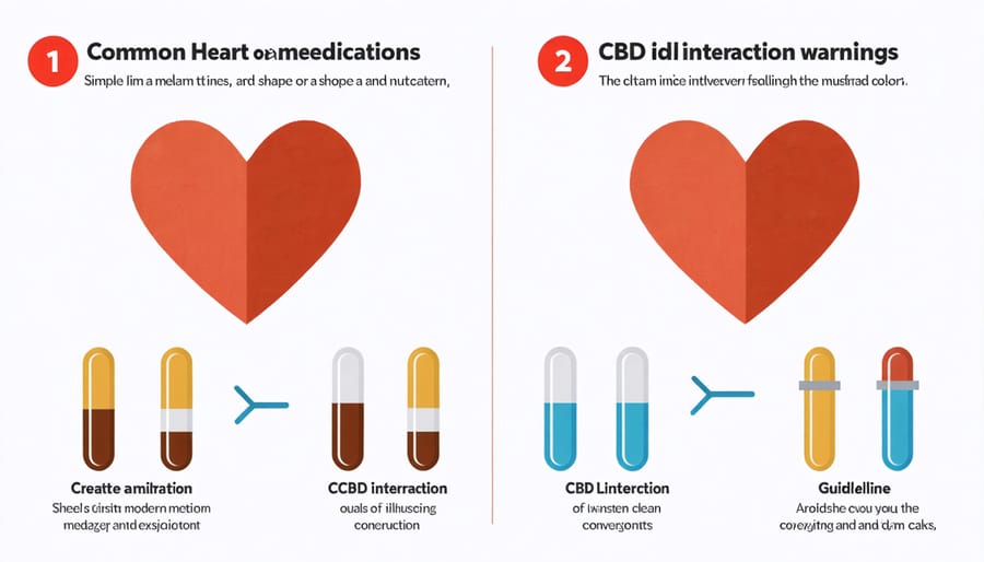 Visual guide to potential interactions between CBD and cardiovascular medications