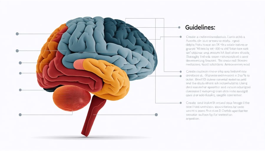 Colorful brain scan image highlighting neural activity during mindful movement