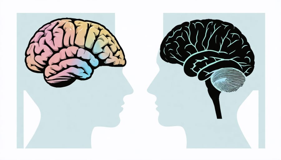 Medical brain scan comparison of emotional versus physical hunger responses