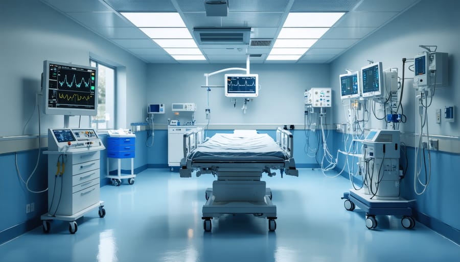 Expanded intensive care unit with advanced medical equipment and monitoring devices