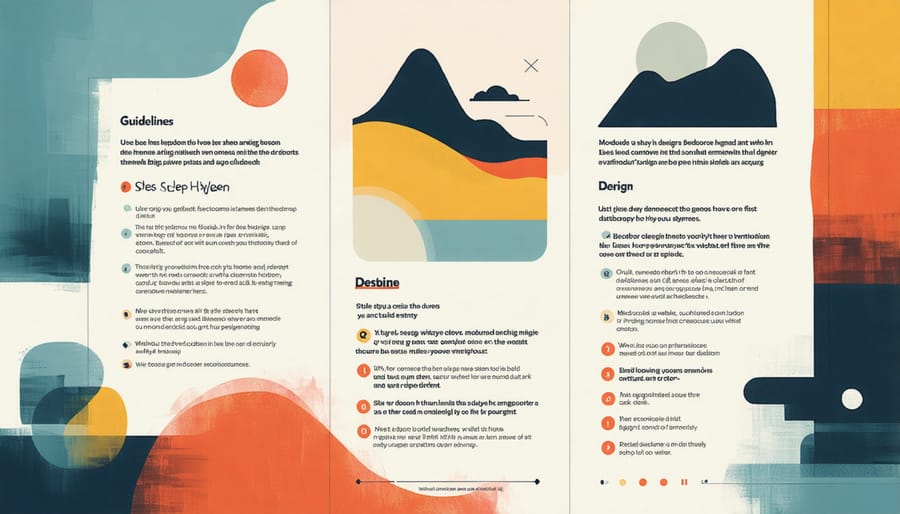 Visual guide displaying various elements of an inclusive and comfortable sleep environment