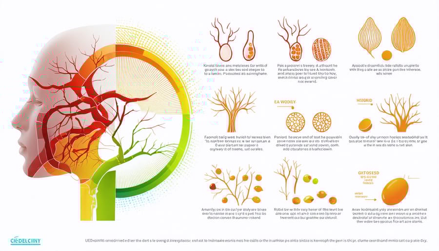 Diagram illustrating how the body processes energy during morning fasting
