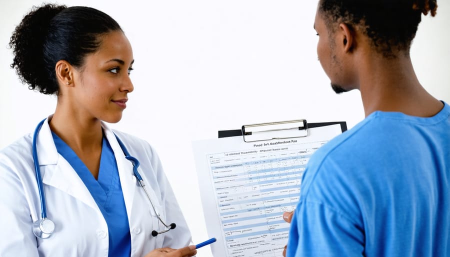 Doctor and patient discussing integrative treatment options