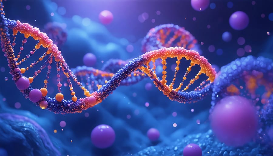 Infographic showing how environmental factors interact with genetic predispositions