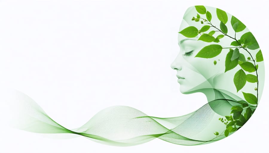 Visual representation of conventional medicine integrating with natural healing methods