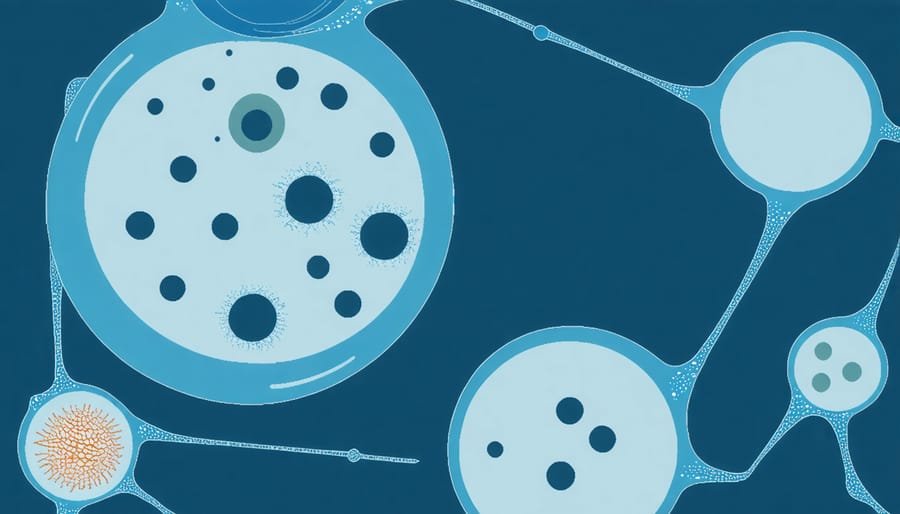 Step-by-step illustration showing the reprogramming of adult cells into induced pluripotent stem cells