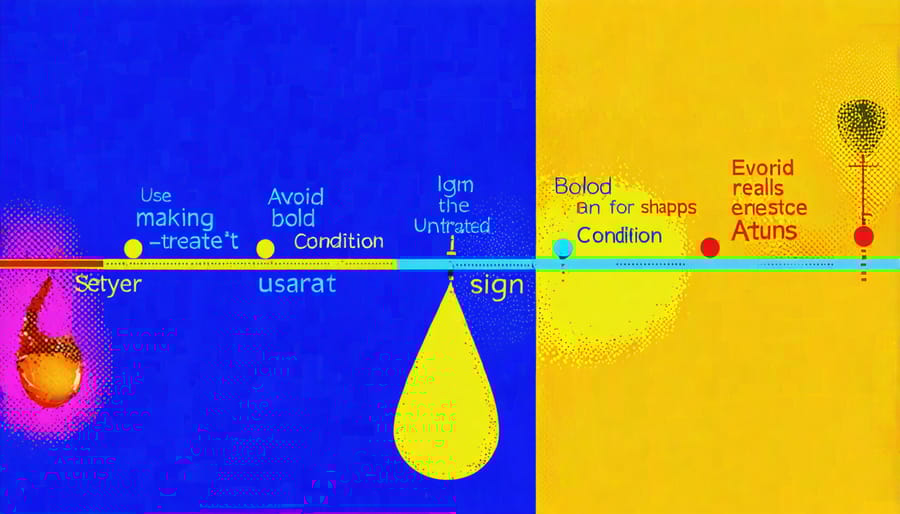 Visual representation of health condition progression when treatment is delayed