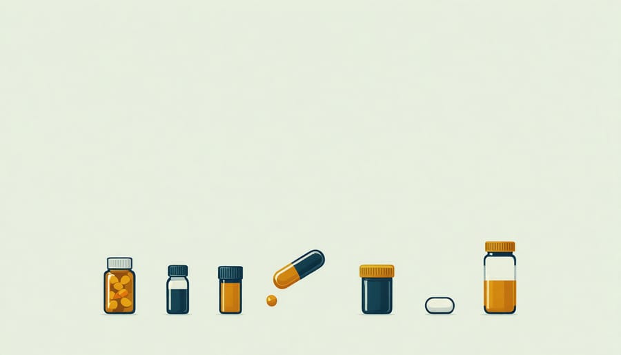 Warning diagram of supplement and medication interactions