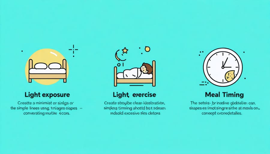 Visual guide showing recommended daily schedule adjustments during time changes
