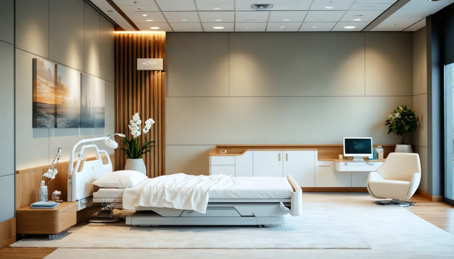 Welcoming interior of a contemporary sleep clinic with comfortable furnishings