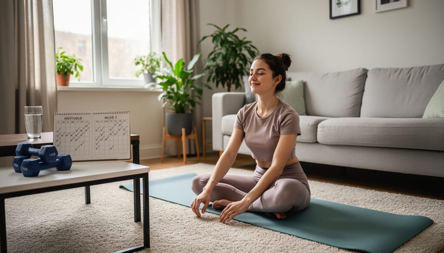 Close-up of hands gripping barbell showing strength and determination
