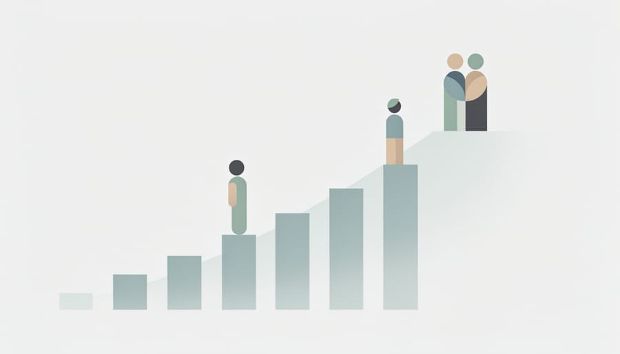 Young plant seedling growing in pot on sunny windowsill symbolizing gradual growth and healing