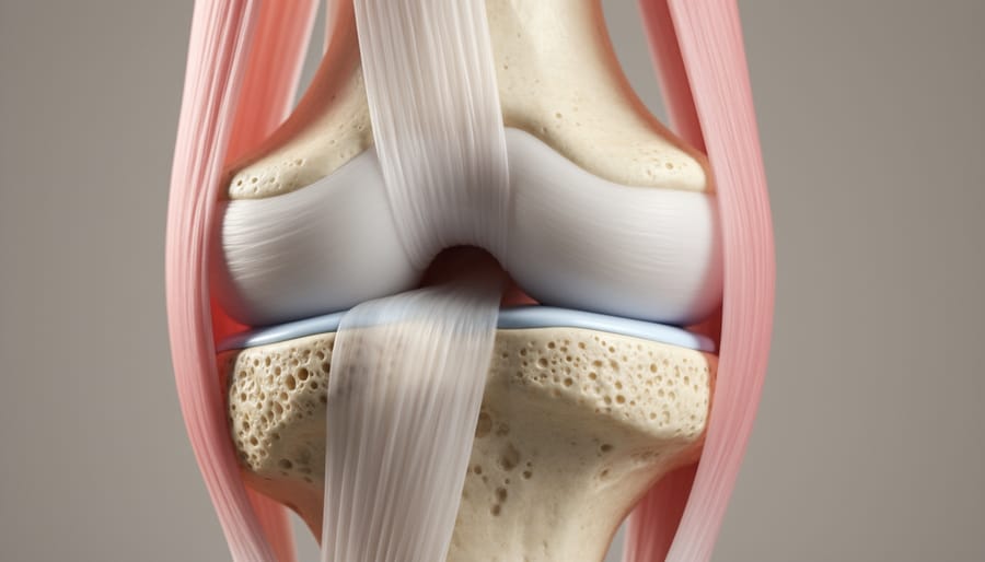 Close-up of a hand palpating the wrist area to show bone and tendon structure